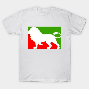 LION, RED WHITE GREEN T-Shirt